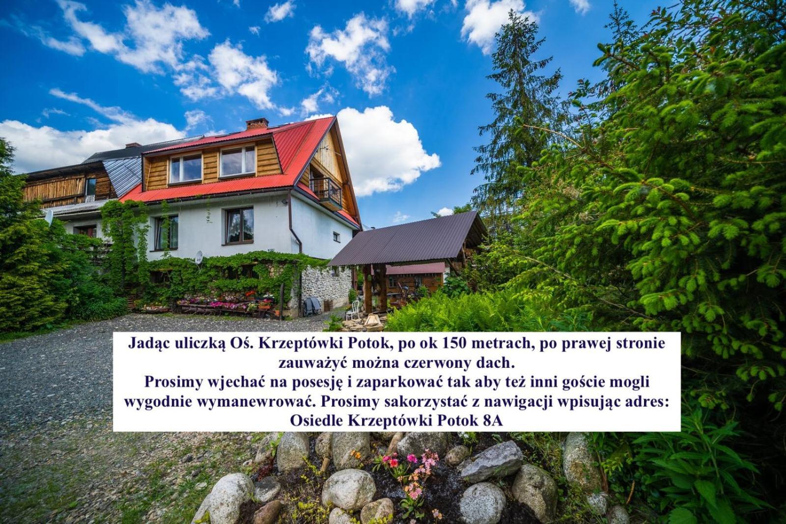Pokoje Z Widokiem Na Gory I Prywatny Domek Z Zadaszona Altana - Grillem I Ogniskiem. Zakopane Exterior photo